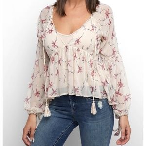 Blush Noir Blouse